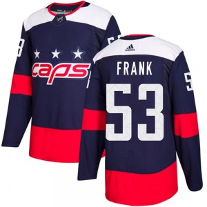 Authentic Adidas Youth Ethen Frank Navy Blue 2018 Stadium Series Jersey - NHL Washington Capitals