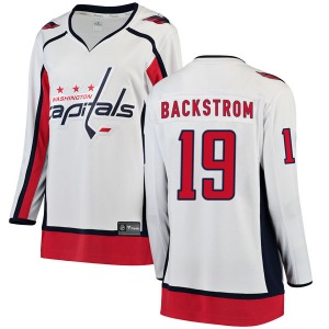 Breakaway Fanatics Branded Women's Nicklas Backstrom White Away Jersey - NHL Washington Capitals