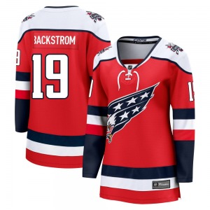 Breakaway Fanatics Women's Nicklas Backstrom Red Alternate 2025 Jersey - NHL Washington Capitals