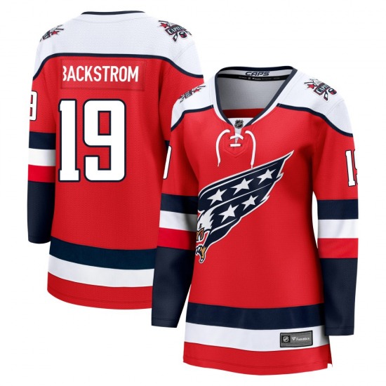 Breakaway Fanatics Women's Nicklas Backstrom Red Alternate 2025 Jersey - NHL Washington Capitals