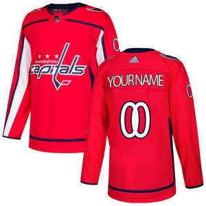 Authentic Adidas Youth Custom Red Custom Home Jersey - NHL Washington Capitals
