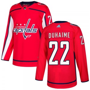 Authentic Adidas Youth Brandon Duhaime Red Home Jersey - NHL Washington Capitals