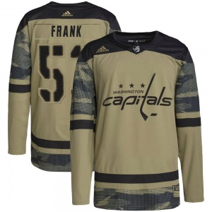 Authentic Adidas Youth Ethen Frank Camo Military Appreciation Practice Jersey - NHL Washington Capitals