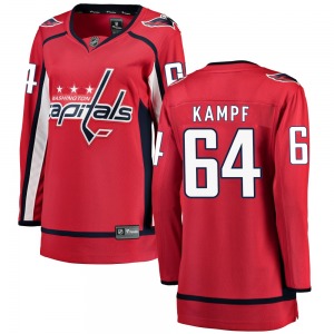 Breakaway Fanatics Branded Women's David Kampf Red Home Jersey - NHL Washington Capitals