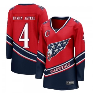 Breakaway Fanatics Branded Women's Hardy Haman Aktell Red 2020/21 Special Edition Jersey - NHL Washington Capitals