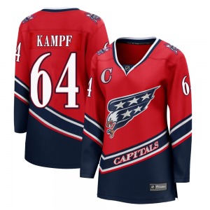 Breakaway Fanatics Branded Women's David Kampf Red 2020/21 Special Edition Jersey - NHL Washington Capitals