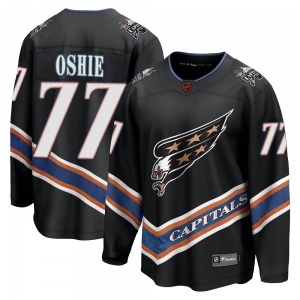 Breakaway Fanatics Branded Youth T.J. Oshie Black Special Edition 2.0 Jersey - NHL Washington Capitals