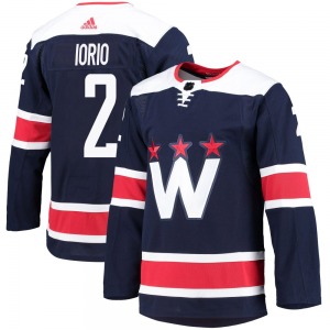 Authentic Adidas Youth Vincent Iorio Navy 2020/21 Alternate Primegreen Pro Jersey - NHL Washington Capitals