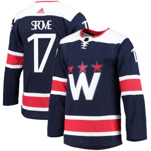 Authentic Adidas Youth Dylan Strome Navy 2020/21 Alternate Primegreen Pro Jersey - NHL Washington Capitals