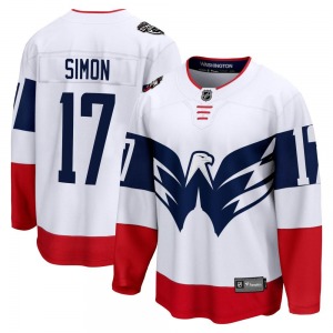 Breakaway Fanatics Branded Adult Chris Simon White 2023 Stadium Series Jersey - NHL Washington Capitals