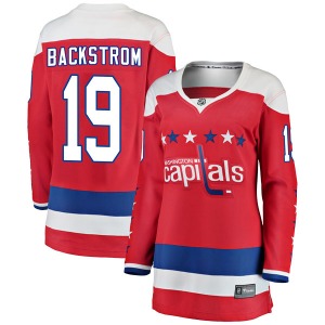 Breakaway Fanatics Branded Women's Nicklas Backstrom Red Alternate Jersey - NHL Washington Capitals