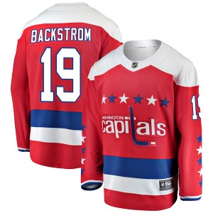 Breakaway Fanatics Branded Youth Nicklas Backstrom Red Alternate Jersey - NHL Washington Capitals