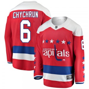 Breakaway Fanatics Branded Youth Jakob Chychrun Red Alternate Jersey - NHL Washington Capitals