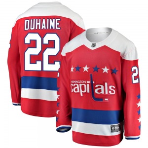 Breakaway Fanatics Branded Youth Brandon Duhaime Red Alternate Jersey - NHL Washington Capitals