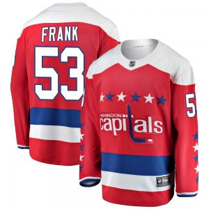 Breakaway Fanatics Branded Youth Ethen Frank Red Alternate Jersey - NHL Washington Capitals