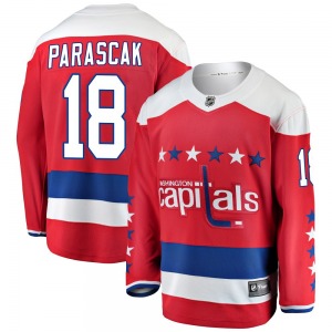 Breakaway Fanatics Branded Youth Terik Parascak Red Alternate Jersey - NHL Washington Capitals
