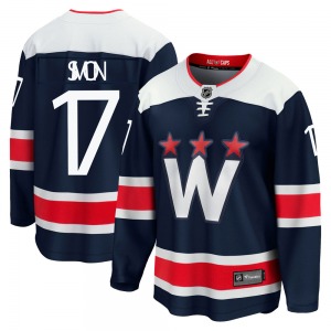 Premier Fanatics Branded Adult Chris Simon Navy zied Breakaway 2020/21 Alternate Jersey - NHL Washington Capitals