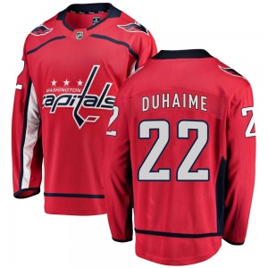 Breakaway Fanatics Branded Youth Brandon Duhaime Red Home Jersey - NHL Washington Capitals