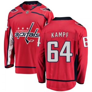 Breakaway Fanatics Branded Youth David Kampf Red Home Jersey - NHL Washington Capitals