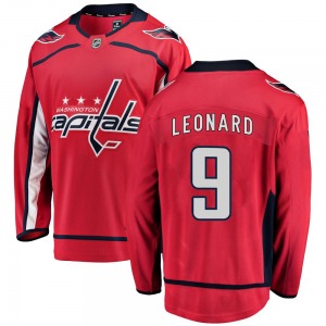 Breakaway Fanatics Branded Youth Ryan Leonard Red Home Jersey - NHL Washington Capitals