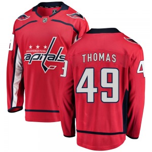 Breakaway Fanatics Branded Youth Patrick Thomas Red Home Jersey - NHL Washington Capitals