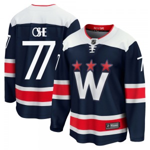 Premier Fanatics Branded Youth T.J. Oshie Navy zied Breakaway 2020/21 Alternate Jersey - NHL Washington Capitals